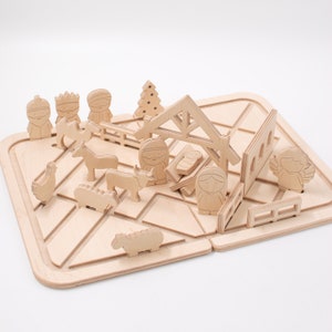 nativity play set