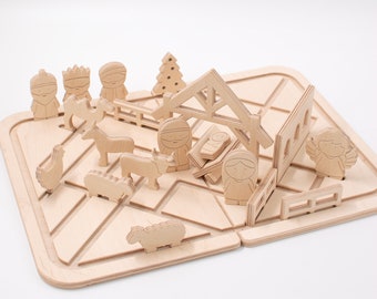 nativity play set