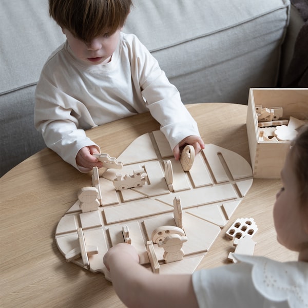 Interaktiv lekplats för IKEA FLISAT / TROFAST lekbord - Stimulera fantasi och motorik med våra lekset för oändligt skoj!