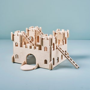 Enchanting Wooden toy Castle Playhouse - Sustainable, Easy-to-Assemble & Perfect for Hours of Imaginative Adventures!