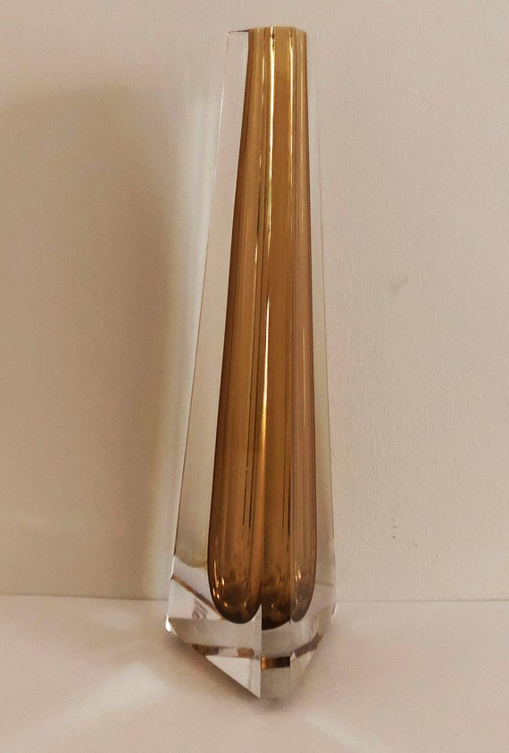 Kosta Boda Orchid Triangle Vase 23 Cm 9 1 Inch Etsy
