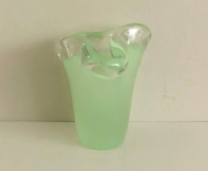 Kosta Boda Early Years 50 Mint Green Transparent Blown Etsy