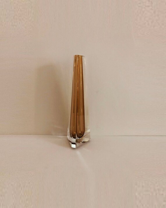 Kosta Boda Orchid Triangle Vase 23 Cm 9 1 Inch Etsy