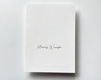 Personalisierte Mutterpasshülle mit Name – Kleines Wunder | Geschenk für werdende Mamas