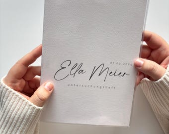 personalisierte U-Heft Hülle, Geschenkidee zur Geburt, Untersuchungsheft Baby, Kleinkind