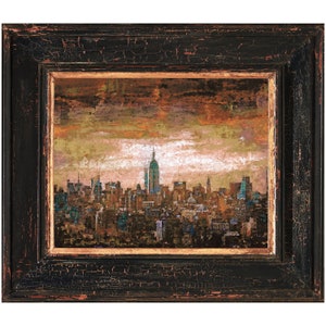 New York Art Print. New York City Art. Nyc. New York Oil Painting Print. Unframed.