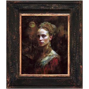 Countess Elizabeth Bathory Art Print: Gothic Home Decor Poster