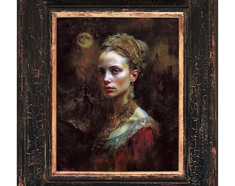 Countess Elizabeth Bathory Art Print: Gothic Home Decor Poster
