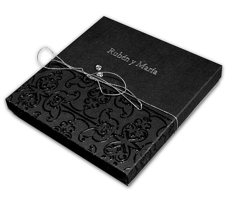 Invitation in a Box Boxed Invitation Elegant Invitation Etsy