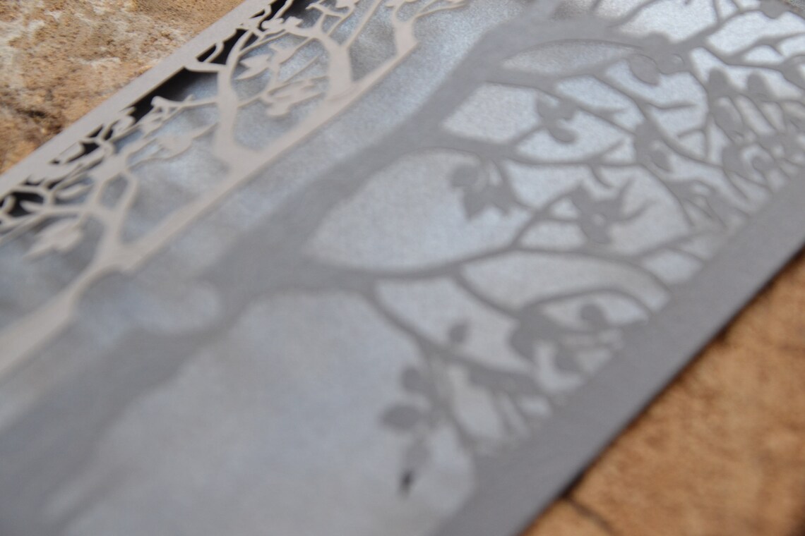 Laser Cut Invitation Pocket Laser Invitation Cover DIY Etsy