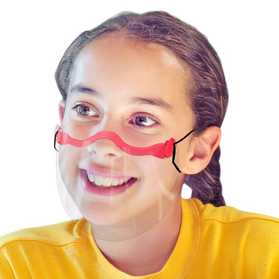 Kids Face Shield Reusable Face Mask 