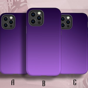 Amethyst Purple Ombre Phone Case fit for Samsung Galaxy S21, Galaxy S20 Plus, Galaxy S20 FE, Galaxy S10, Galaxy S10e, Galaxy Note 10 Plus