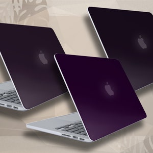 Dark Purple MacBook Air Case, Deep Violet MacBook Pro 13 case, Apple MacBook Case, MacBook Pro 2021 15”, MacBook Air 13” M3
