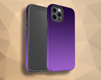 Sixty Shades Of Purple iPhone Case Ombre for iPhone 17 Pro Case fit for iPhone 16 Pro Max 15 14 13 12 Samsung Galaxy S25 Google Pixel 10