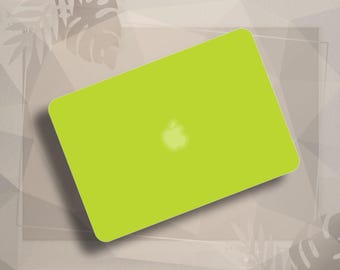 Neon Green MacBook Air Case, Lime Yellow Hue MacBook Pro 13 case, Apple MacBook Case, MacBook Pro 2021 15”, MacBook Air 13” M3