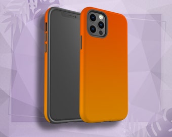 Sixty Shades Of Orange Ombre Phone Case for iPhone 17 Pro Case fit for iPhone 16 Pro Max 15 14 13 12 Samsung Galaxy S25 Google Pixel 10