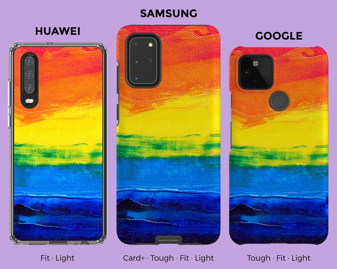 Artistic Phone Case Rainbow iPhone XR Case for iPhone 12 Pro Etsy