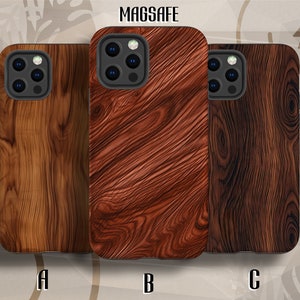 MagSafe Phone Case Wood Wooden Pattern iPhone 15 Pro Case fit for iPhone 14 Pro Max, iPhone 13 case, iPhone 12 pro case