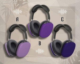 Purple AirPods Max Case Amethyst Violet Hue AirPods Max Cover Ear Cup Protectors for Apple AirPod Max case AirPod Max cover