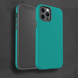 Teal Phone Case Turquoise Pastel Hue Phone 14 Pro Max Case | fit for iPhone 13 Pro 12 11 XR 8 7 Plus, Samsung Galaxy S22, Google Pixel 6