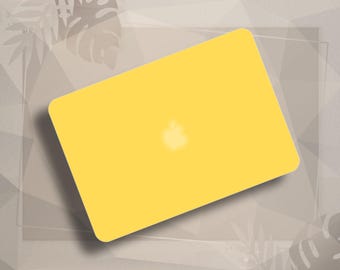 Banana Yellow Sunny MacBook Air Case, Bright Mustard Gold MacBook Pro 13 case, Apple MacBook Case, MacBook Pro 2021 15”, MacBook Air 13” M3