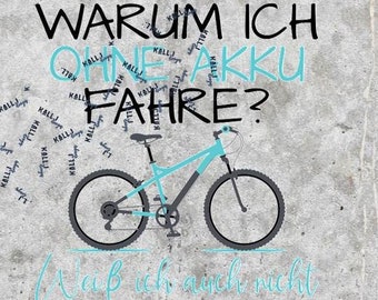 Plot file - Why am I riding without a battery? I don't know either! E-bike file