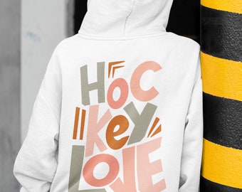 Plotter file Hockey Love SVG text design