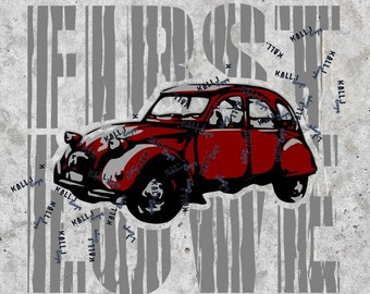 Plot file - My first car - a duck - !!! - SVG and DXF file