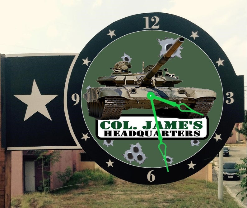 Military Dad S Tank Clock Son S Bedroom Tank Clock Son S Bedroom Decor Boy S Bedroom Decor Boy S Army Decor Military Tank Decor Tanks
