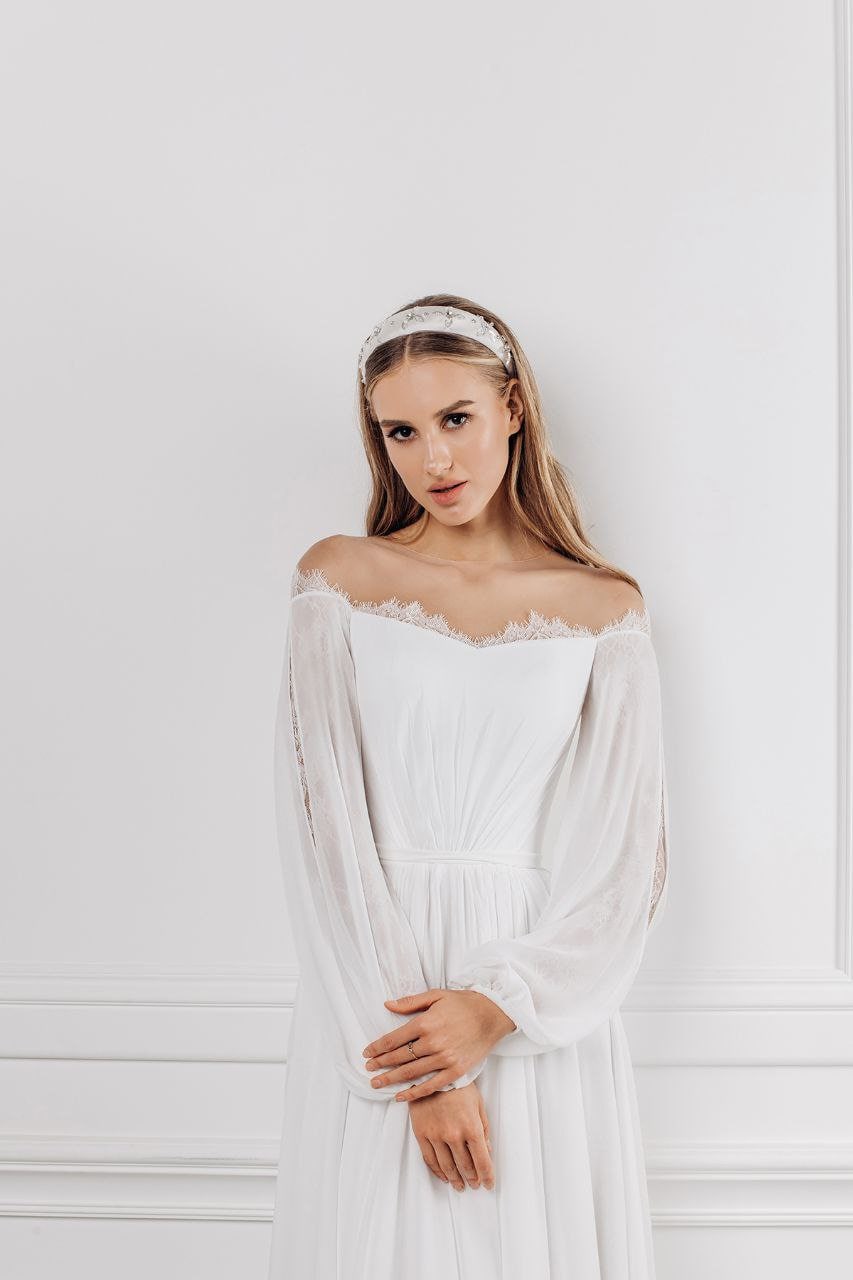 Chiffon sleeves for sleeveless dress clearance