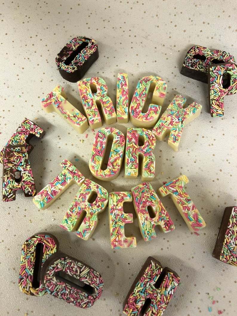 Chocolate Letters Etsy UK
