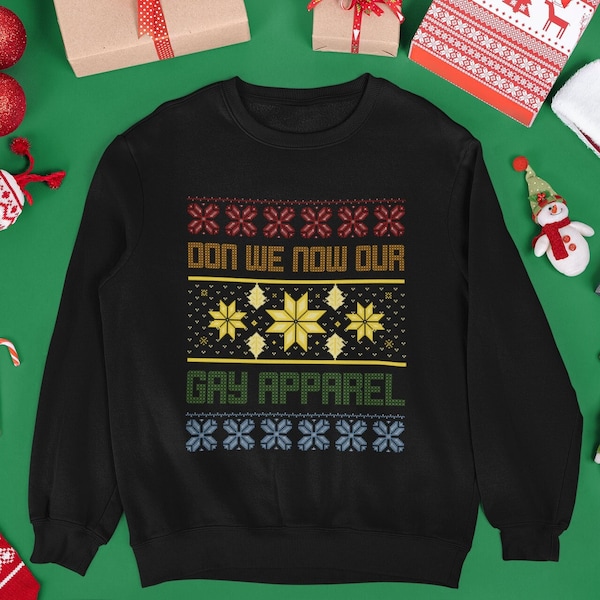 Gay Christmas Jumper | LGBT Rainbow Christmas Sweater | Gay Apparel | Gay Gifts | Ugly Christmas Sweatshirt | LGBT Christmas Gifts