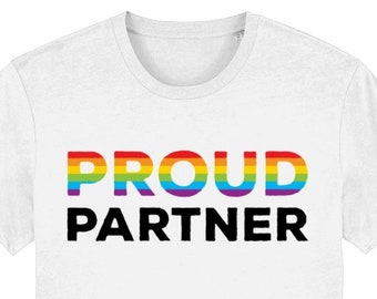 Proud Partner LGBTQ Pride Shirt | Queer Couple Gift | LGBT Valentines Day Gifts
