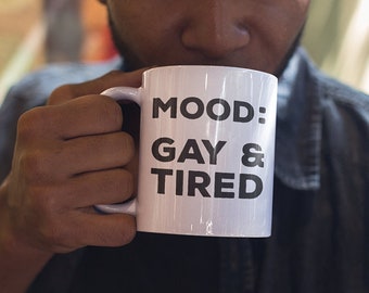 Gay Pride Coffee Mug | Funny Gay Gift | LGBTQ Mug | Pride Gift | Gay Valentines Gift | Christmas Gift