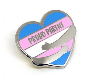 Stolzer Eltern Trans Ally Pride Emaille Pin