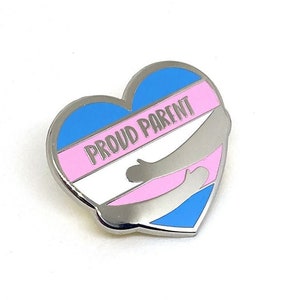 Proud Parent Trans Ally Pride Enamel Pin