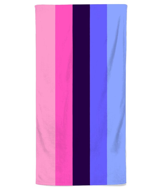 Beach Towels Omnisexual Flag Beach Towel Bathroom Home & Living