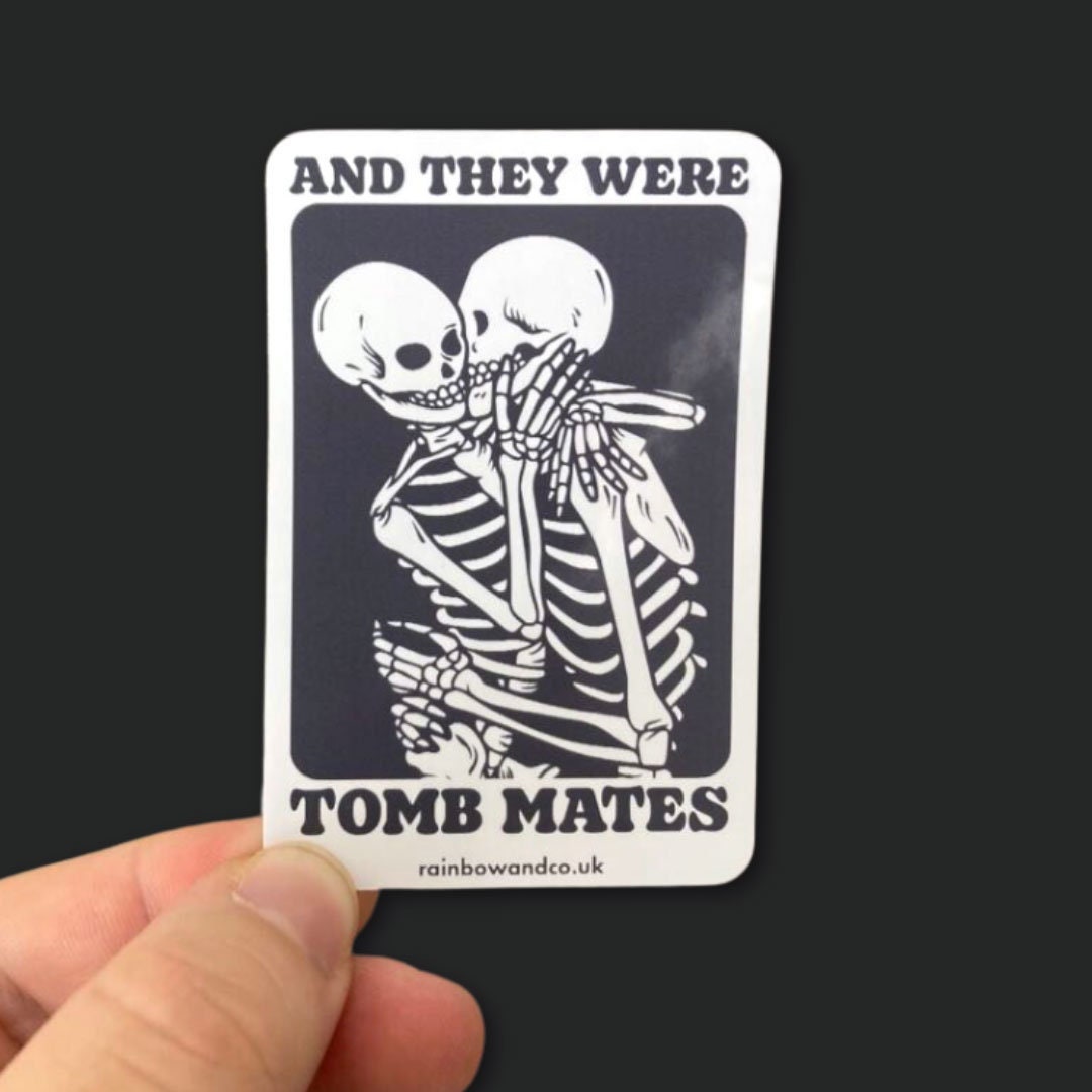 Tomb Mates Halloween Sticker | Spooky Queer Stickers - Etsy