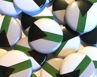 Demiromantic Pride Pin Badge | Demiromantic Flag