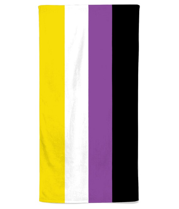 Beach Towels Omnisexual Flag Beach Towel Bathroom Home & Living