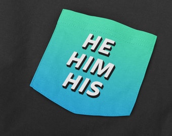He Him His Pronouns Etsy