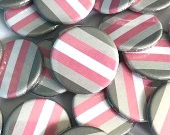 Demigirl Pride vlag pin-badge | LGBTQ+ 25 mm