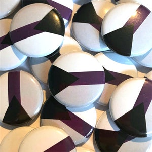 Demisexual Flag Badge | Demisexual Pride Pin