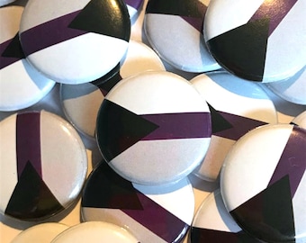 Demisexual Flag Badge | Demisexual Pride Pin