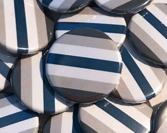 Greygender Pride Flag Pin Badge | 25mm Pride Button