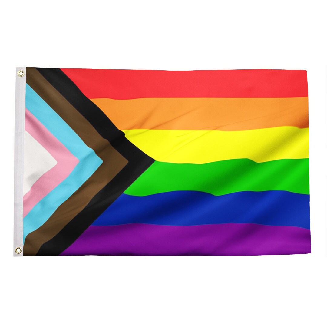 Progress Pride Flag Large 5ft X 3ft Pride Flag for Wall Etsy