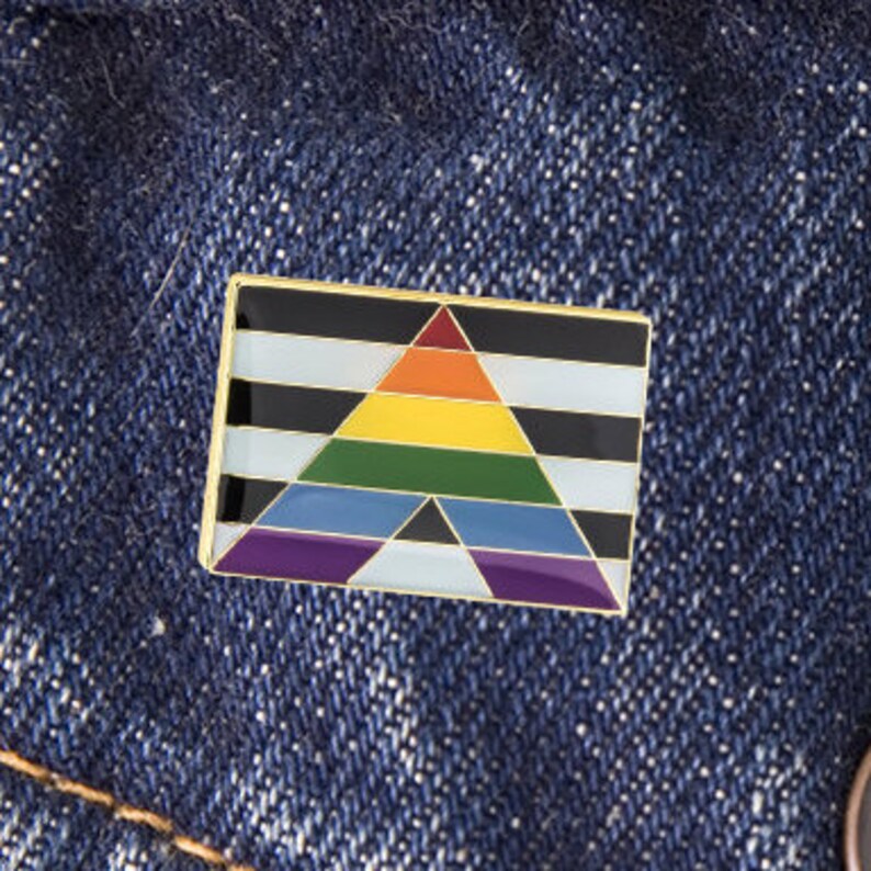 Ally Pin LGBTQ Ally Gift Straight Ally Enamel Pin Ally Etsy