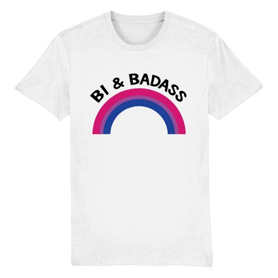 T Shirt Bi \u0026 Badass LGBTQ Tee Bi Pride 