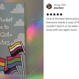 Pocket Guide to LGBTQIA Identities Queer Pride Zine Book of Pride Flags LGBTQ Ally Gift Queer Identities LGBTQ Gifts image 6