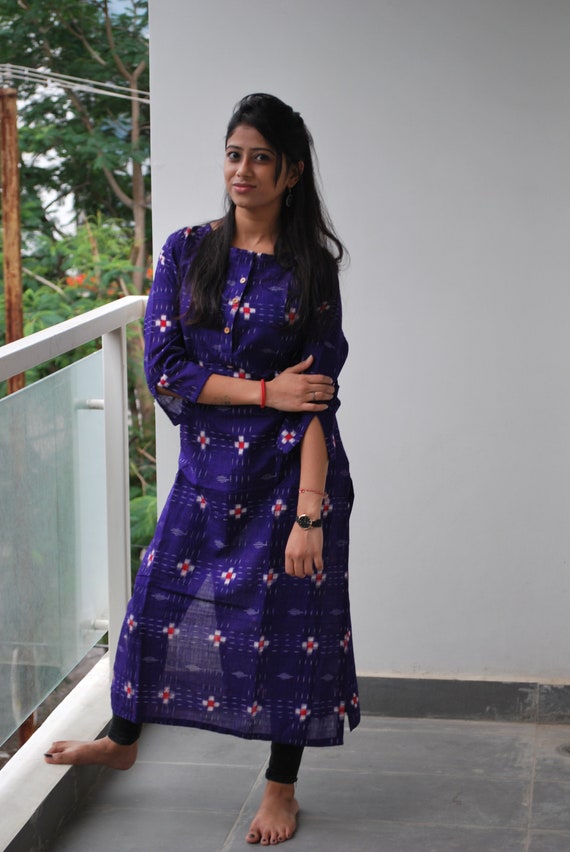 ikat kurtis